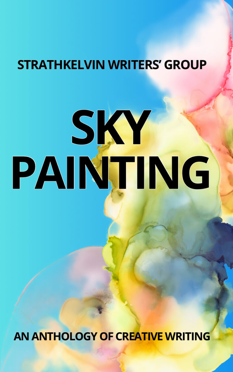 Cover of Strathkelvin Writers' Group 2024 anthology, Sky Painting